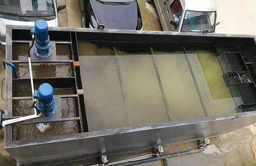 接觸氧化池、絮凝沉淀工藝